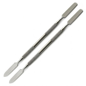 2 Espátulas Dentales Manuales de Acero Inoxidable de Doble Punta, Flexibles, para Mezclar Materiales Dentales en Laboratorio - Product Image 6