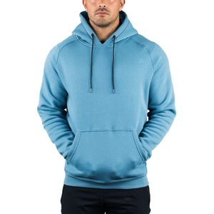 Quality <b>Thick</b> <b>Fleece</b> Custom Size Solid Print OEM Service Winter Street Wear Hoodies Men's 100% Cotton Pullover Hoodie High - Product Image 1