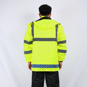 เสื้อกั๊กสะท้อนแสงสีส้ม 100% โพลีเอสเตอร์ตาข่าย ระดับ 2 สำหรับงานอุตสาหกรรม พร้อมเสื้อแจ็คเก็ตความปลอดภัยแบบมองเห็นได้ชัดเจน สำหรับใส่โลโก้ - Product Image 5