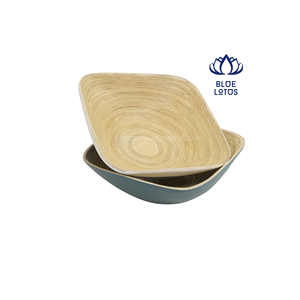 Bol en bambou écologique le plus vendu, vaisselle en bambou naturel fait main pour la cuisine et la maison - Product Image 1