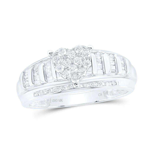 Moissanite Yellow Gold Cluster <b>Ring</b> with Baguette <b>Stones</b> Luxury Diamond Look Statement Jewelry <b>for</b> Women and <b>Men</b> - Product Image 5