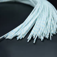 Manchon flexible en PVC pour câbles électriques, isolation électrique 2715, gaine tressée en fibre de verre