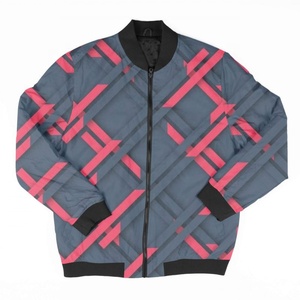 Chaqueta Bomber de Satén Personalizable para Hombre, Invierno, Reversible, Cuello Alto, Transpirable, Estilo Varsity Hip Hop, Casual, con Cierre, Servicio OEM - Product Image 5