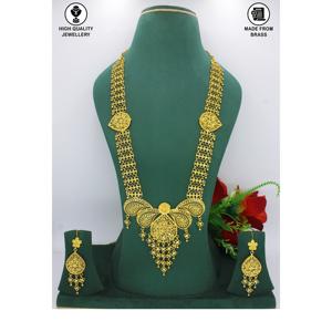 Conjuntos de joyería de boda turca collar de flores joyería chapada en oro joyería 24K chapado en oro Dubai collar y pulsera conjunto indio - Product Image 4