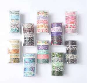 Juego de Cintas Decorativas Washi para Scrapbooking, Manualidades, Cintas Adhesivas, Papelería, Venta al por Mayor - Product Image 1