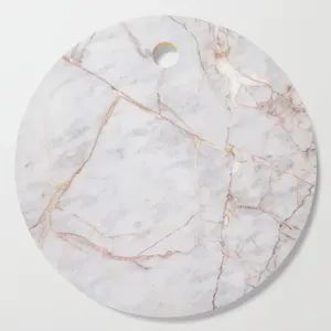 Tablas de Queso de Mármol con Diseño Único, Utensilios de Cocina Esmaltados Personalizados para Hoteles y Restaurantes, Precio al por Mayor para Cortar - Product Image 1