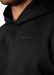Sweat-shirts à capuche pour hommes, design personnalisé OEM, style élégant, faible MOQ, polaire d'hiver, haute qualité, poids lourd, épais, sweat-shirt vierge - Product Image 3