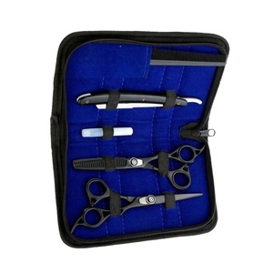 Ciseaux de barbier en acier inoxydable de haute qualité, nouvelle arrivée, pour droitiers, kit d'outils, pointe droite, tranchants, durables, pour la coiffure - Product Image 6