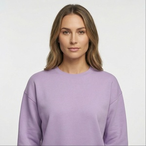 Haute qualité polaire coton surdimensionné quart fermeture éclair pull sweat à capuche pour femme personnalisé demi fermeture éclair pull femmes Streetwear - Product Image 1