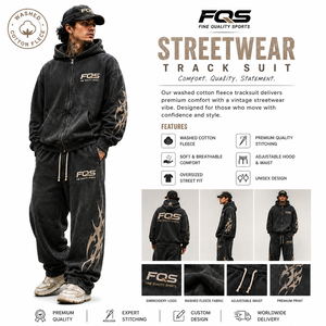 Ensembles personnalisés unisexes OEM de survêtements et sweats à capuche en molleton bouclette 450g 100% coton, coupe classique, couleur unie, avec empiècements latéraux vierges - Product Image 1