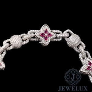 Elegante Brazalete de Diamantes para Mujer con Brillantes Piedras Cintas de Luz a Precio de Exportación - Product Image 2