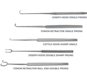 Ganchos para Piel Joseph, Retractores de Mucosa, Espátulas, Ganchos de Piel de Doble Punta, Instrumentos Quirúrgicos Aprobados por ISO - Product Image 2