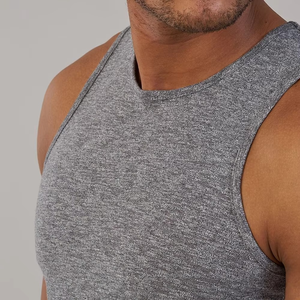 Nueva Camiseta Deportiva Ajustada para Correr, Camiseta sin Mangas para Hombre en Oferta, Camiseta Deportiva Personalizada OEM, Camiseta Deportiva para Gimnasio, Camisetas Deportivas para Hombre para Entrenamiento Físico - Product Image 4