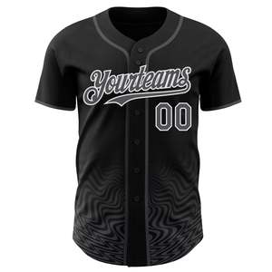 Camiseta de Béisbol con Precio de Fábrica, Tejido de Malla Transpirable, Impresión Personalizada, Ropa Deportiva - Product Image 2