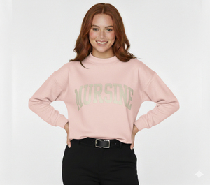Women <b>Mock</b> <b>Neck</b> Trendy Sweatshirt Casual Chic Pullover <b>Top</b> Soft Fabric Easy Fit Perfect for Fashion Looks - Product Image 2