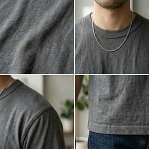เสื้อยืดโอเวอร์ไซส์ทรงเรโทรฟอกสีสไตล์มินิมอลสตรีทแวร์ผ้าคอตตอนหนาคุณภาพพรีเมียมจากโรงงานโดยตรงสำหรับผู้ชาย - Product Image 5