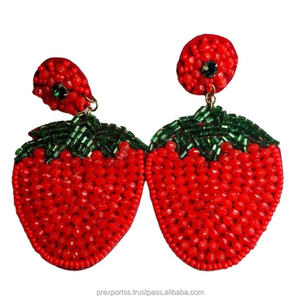 Aro de cuentas de trébol verde bordado a mano con cuentas de semillas, tamaño personalizado, para fiesta del Día de San Patricio, al por mayor, aleación dorada - Product Image 4