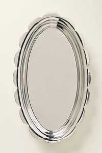 Italian Style Silver Oval <b>Plate</b> Custom Brass Border Design Dish Display <b>Plates</b> For Dinnerware Table <b>Decoration</b> Serving <b>Plate</b> - Product Image 3