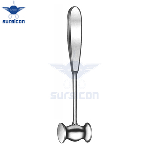 Maillet à os Collin, longueur 20 cm / 8 pouces, poids 220 g / 7-3/4 oz, diamètre 30 mm, instrument chirurgical orthopédique - Product Image 4