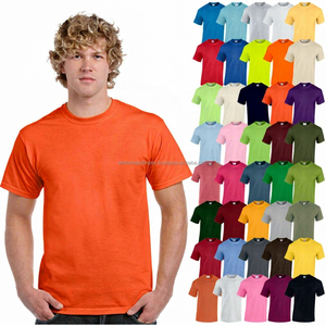 T-shirt vierge unisexe 180 GSM 100% coton respirant, prix usine direct, vente en gros, personnalisation du logo, fabricant - Product Image 1