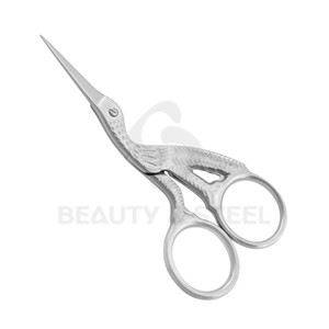 Tijeras de Belleza Elite para Recortes Detallados con Acero Inoxidable Quirúrgico de Alta Calidad y Elegante Silueta de Cigüeña - Product Image 1