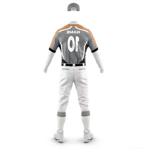 Low MOQ High Quality Uniform Men's Sports Clothing Multi Color Printed Jersey with Pants Customized Youth Sizes Baseball Suit - Product Image 3