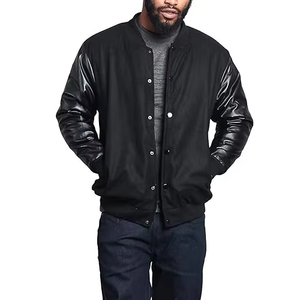 Manufacturer <b>Men</b> Embroidery Custom <b>Baseball</b> Letterman <b>Jacket</b> New Design High Quality Varsity <b>Jackets</b> - Product Image 4