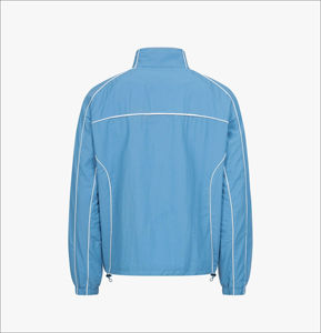 Custom-made men's nylon winter windbreaker sportswear 2-piece set lightweight and high-quality drawstring hoodie & <b>jogger</b> - Product Image 2