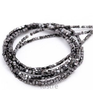 ลูกปัดเพชรแท้สีดำสำหรับทำเครื่องประดับขายส่ง - Product Image 3