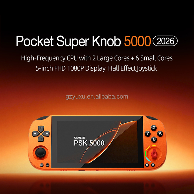 YUXU PSK5000 Android Handheld Game Console 5 HD Screens Wi-Fi 4000mAh Battery 1080p Resolution Retro+Android Games Support
