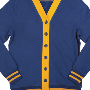 GSSH Cardigan en tricot surdimensionné unisexe bleu marine personnalisé pour homme, boutonné, en molleton brossé, idéal pour l'hiver, faible MOQ, vente directe usine - Product Image 4