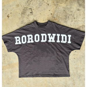 เสื้อยืดโอเวอร์ไซส์ลายกราฟิกของผู้ชายเสื้อยืดโอเวอร์ไซส์ผ้าโพลีเอสเตอร์/ คอตตอน - Product Image 5