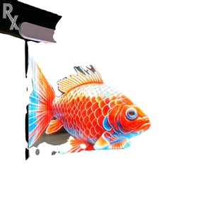 Écran LED transparent P4 pour publicité intérieure, panneau LED pour fenêtres RX, écran LED flexible ultra-fin personnalisé, à coller sur le verre - Product Image 1