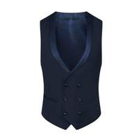 Jas Tuxedo Pria dengan Ritsleting Berhias Berlian Imitasi, Slim Fit, Kualitas Tinggi, Warna Solid, Blazer Gaya Inggris untuk Pengantin Pria