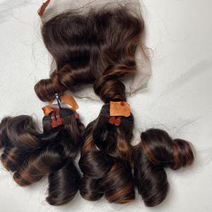 Cabello Virgen Natural Vietnamita con Rizos Elásticos Color Piano, Cabello Humano de Lujo Súper Doble Trama, Envío Rápido desde Fábrica, Súper Trama Doble - Product Image 4