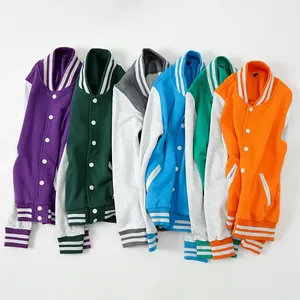 <b>Plus</b> <b>Size</b> Men's Custom Logo Varsity College <b>Jackets</b> Plain Letterman Varsity <b>Jacket</b> Wholesale Blank Varsity <b>Jackets</b> Men's <b>Jackets</b> - Product Image 4