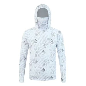 Sudadera con Capucha de Pesca Transpirable e Impermeable con Protección Solar UPF50, Personalizable con Logotipo, Sublimación, Unisex - Product Image 4