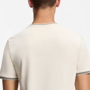 T-shirt pour homme en coton uni, décontracté, doux, respirant et confortable, avec logo personnalisable. - Product Image 5