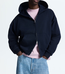 Sudadera con capucha de punto lavado de alta calidad para hombre, nueva colección de otoño, manga larga, ecológica, a la moda, informal, deportiva, de ajuste holgado. - Product Image 1