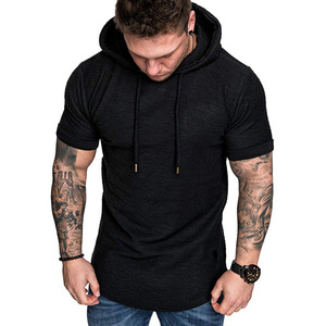 MRMT 2024, novedad, sudaderas con capucha para hombre, sudaderas con capucha de manga corta para hombre, sudadera informal de Color sólido para hombre con capucha- - Product Image 3