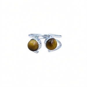 <b>Tiger</b> <b>Eye</b> Fashion <b>Ring</b> 3.6 Grams Weight - Product Image 2
