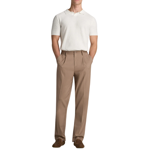 <b>Mens</b> Regular Fit <b>White</b> Knit for <b>Shirt</b> 100% Cotton Front Eco-Friendly Breathable <b>Short</b> <b>Sleeve</b> for <b>Shirts</b> Wholesale Export - Product Image 3