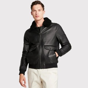 เสื้อแจ็คเก็ตหนังแกะสำหรับนักขี่มอเตอร์ไซค์ชาย - Product Image 2