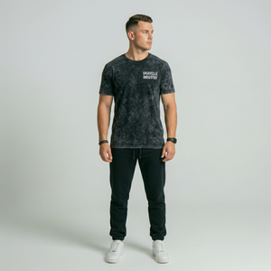 Camiseta de Hombre 100% Algodón con Lavado Ácido - Ecológica, de Secado Rápido, para Uso Casual de Verano, Alta Calidad - Product Image 5
