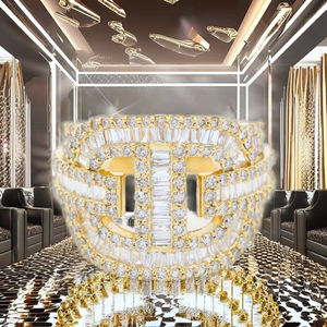 Bague de fiançailles et de mariage pour homme en moissanite taille baguette, personnalisée, en argent 925 plaqué rhodium, style romantique, cadeau d'anniversaire - Product Image 6