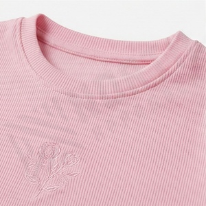 Nouveauté : T-shirts courts pour femmes, coupe ajustée, manches courtes, pour le sport, le yoga, l'entraînement, vêtements de sport, tenue de gym - Product Image 4