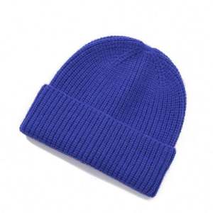Fashion Wholesale Custom Embroidery Logo Solid Color Acrylic Fiber Warm Winter <b>Beanie</b> with Custom logo Knit <b>Hat</b> Warm Caps - Product Image 6