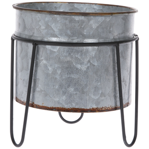 Rustic <b>Square</b> Metal Plant <b>Pot</b> Galvanized Zinc Flower Planter Set Indoor Outdoor Garden Decor Vintage Iron <b>Pot</b> Custom Supplier - Product Image 5