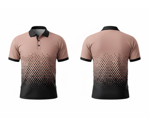 Polos de sport à séchage rapide par sublimation, coutures durables pour hommes, femmes et jeunes, polos actifs à séchage rapide et respirants - Product Image 5