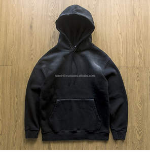 Sun Fade Hoodie Vintage Washed Comfort con tela polar suave, logotipo personalizado, etiqueta y embalaje para su marca - Product Image 1